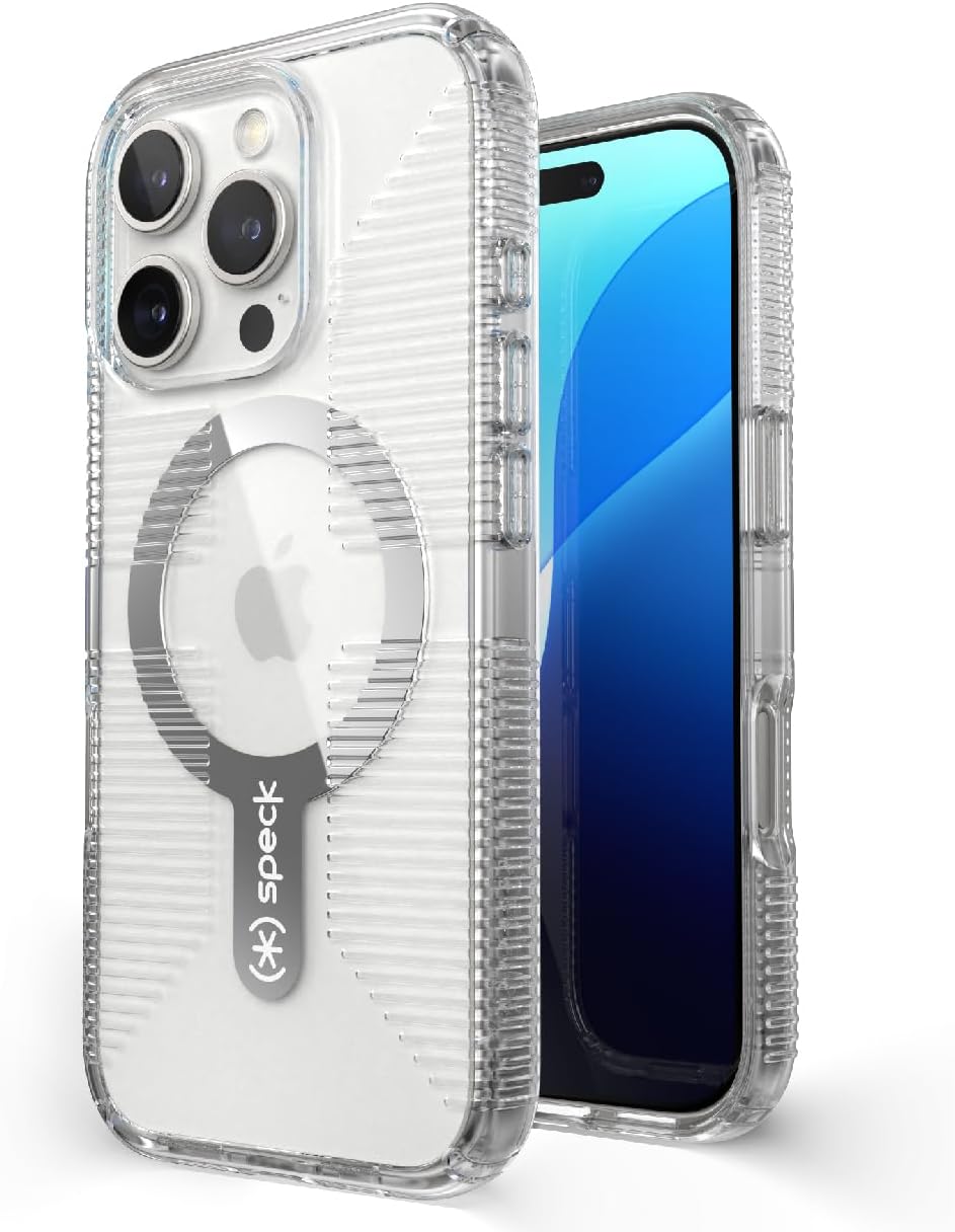 Clear iPhone 16 Case - Slim Phone Case - MagSafe - GemShell - Crystal Clear