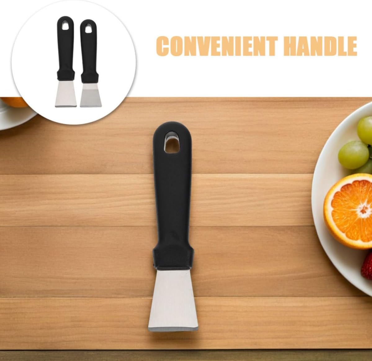 PRETYZOOM 10pcs Stainless Steel and Pp Scraper Tool Set for Efficient Kitchen Cleaning, Including Fridge Ice Scraper and Range Hood Cleaner, Multifunctional Use for Refrigerator Defrosting