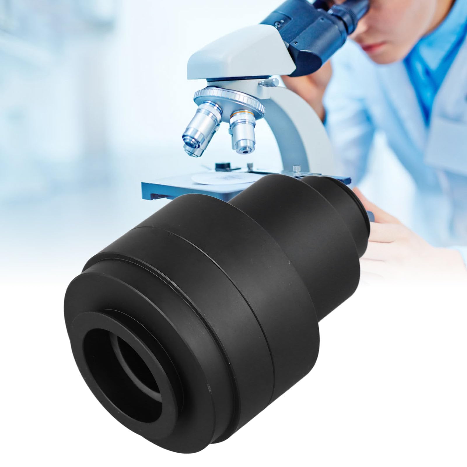 FTVOGUE Adapter Interfejsu Mikroskopu C Metalowy Adapter Mocowania 1X C Średnica Zewnętrzna 42 Mm do Mikroskopów AX CX BX MX CX2 BX2 do Podłączenia Kamery Laboratoryjnej