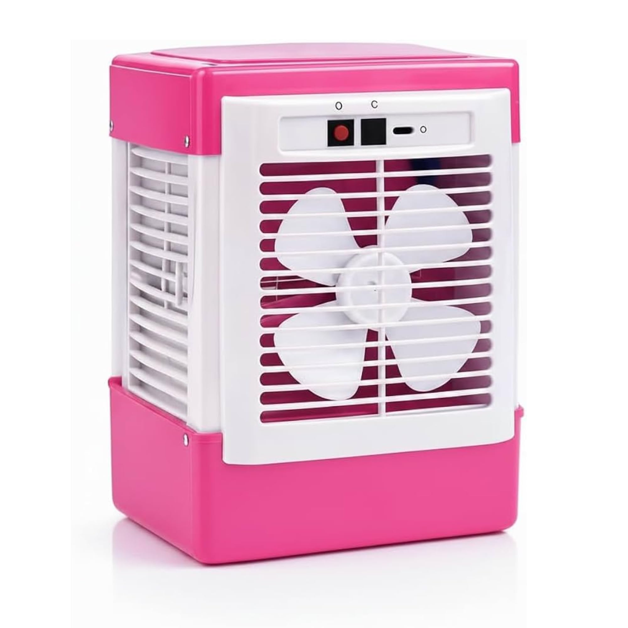 Drumstone Pink Desert Cooler for Home, Bedroom, Office and Study Room, Portable Water Based Air Cooling Device with Adjustable Airflow, Compact Personal Air Cooler, Easy Refill Water Tank,-image-26