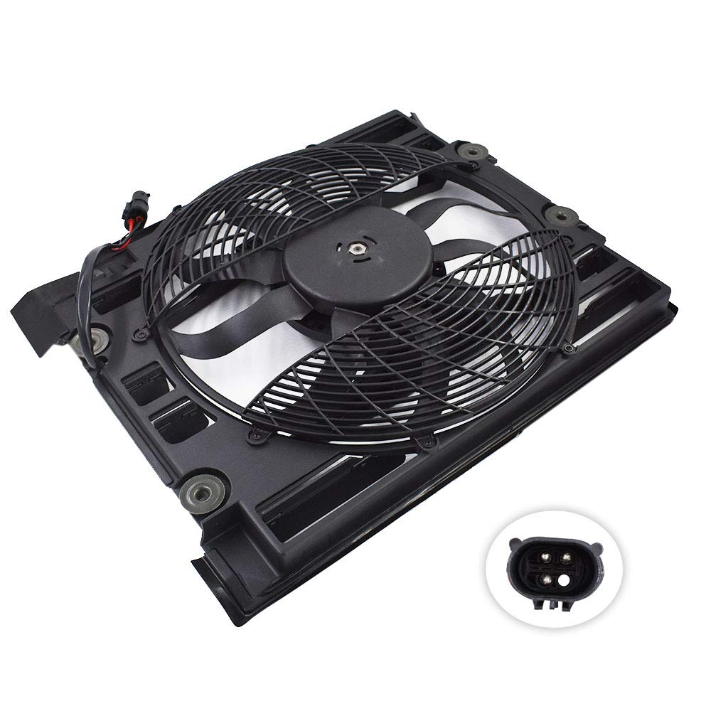 Evan-Fischer Radiator Pusher Cooling Fan Assembly For BMW E39 525i 528i 530i 540i M5 – Direct Fit, 1 Yr Warranty - View #6