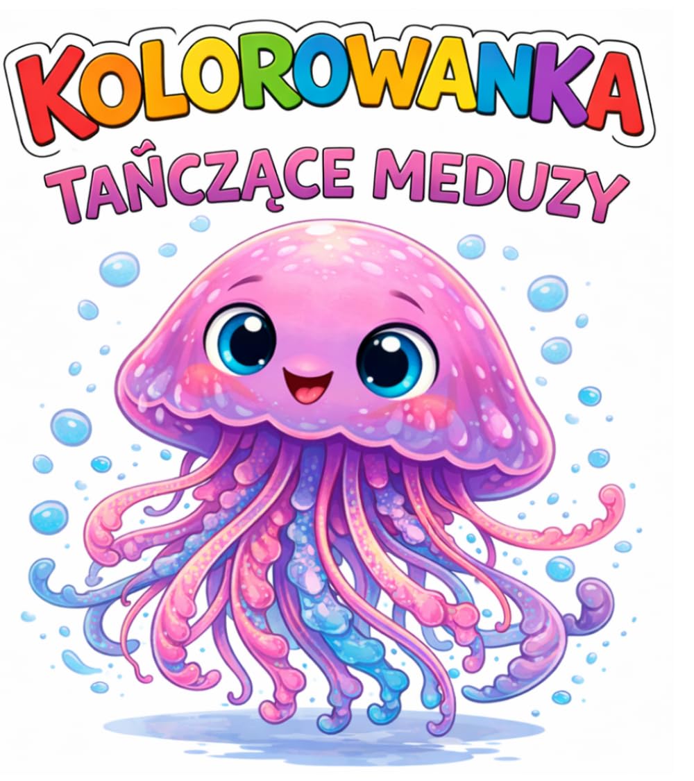 Kolorowanka tańczące meduzy: zwierzęta morskie