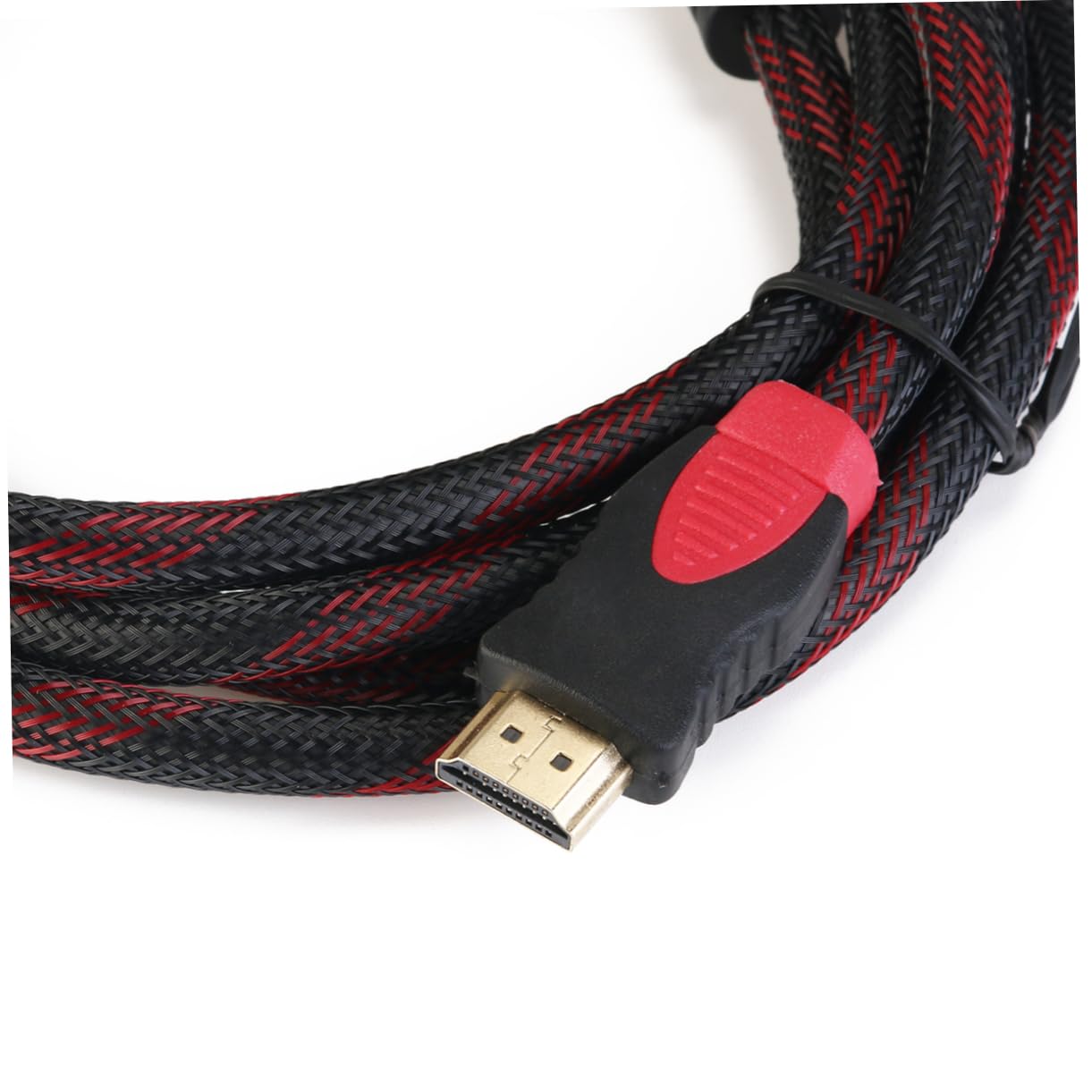 Mipcase 1.5M to Component Convert Cable for HDTV Resolution Plated Connectors Braided Shielding for Optimal Signal Transfer