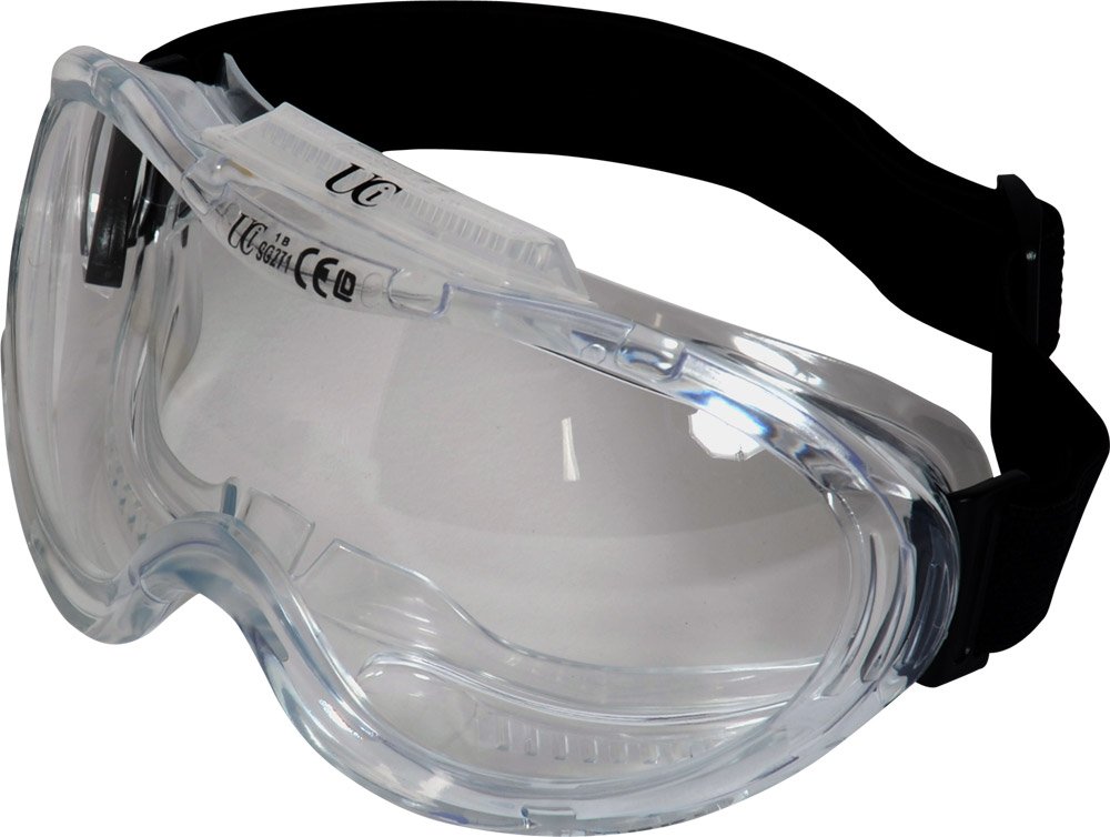 Lunettes de sécurité UCI Sg-271 transparentes avec ventilation indirecte pour chantier