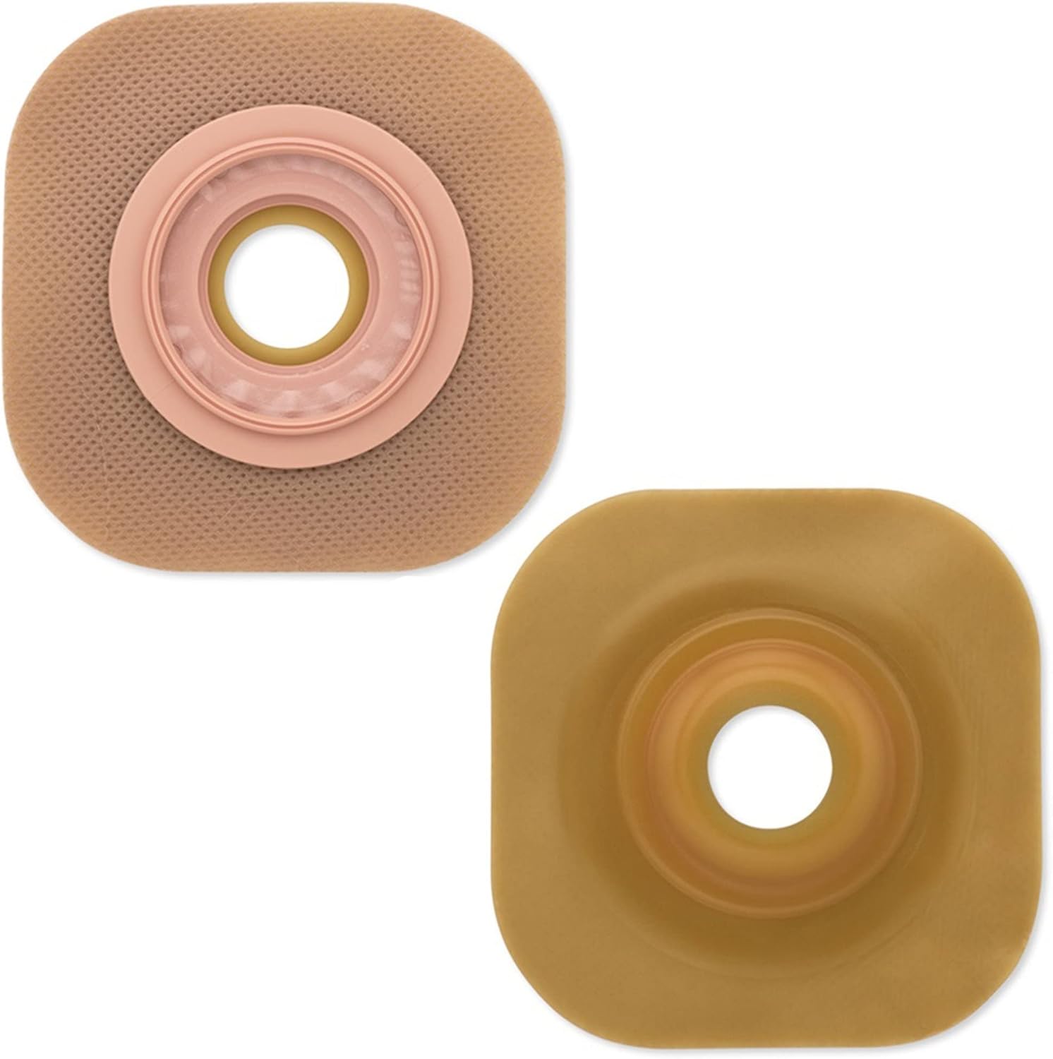 Hollister 14404 New Image Convex FlexWear Skin Barrier with Adhesive Border (Tape), Blue Color Code Match, 5 Pack, Cut-to-Fit up to 2” – 2-3/4” Flange