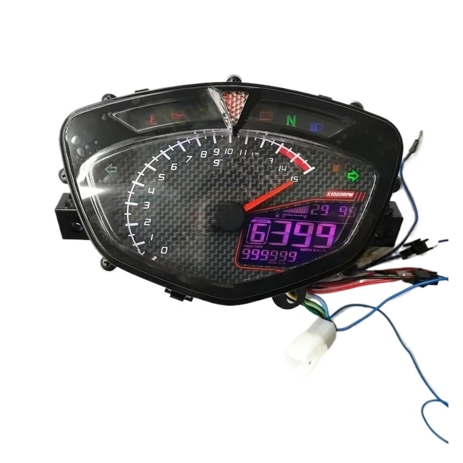 Tacómetro Digital para Motocicleta, Odómetro Y Velocímetro para Ya&maha 135 LC V1/Jupiter MX Sniper, Medidor UMA Velocímetro Tacómetro