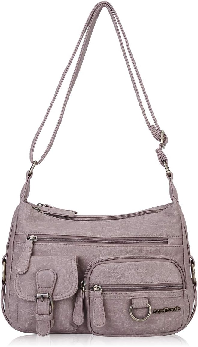 Angel BarceloAngel Barcelo Cross body Shoulder Bag Women Soft PU Leather Purses and Handbags