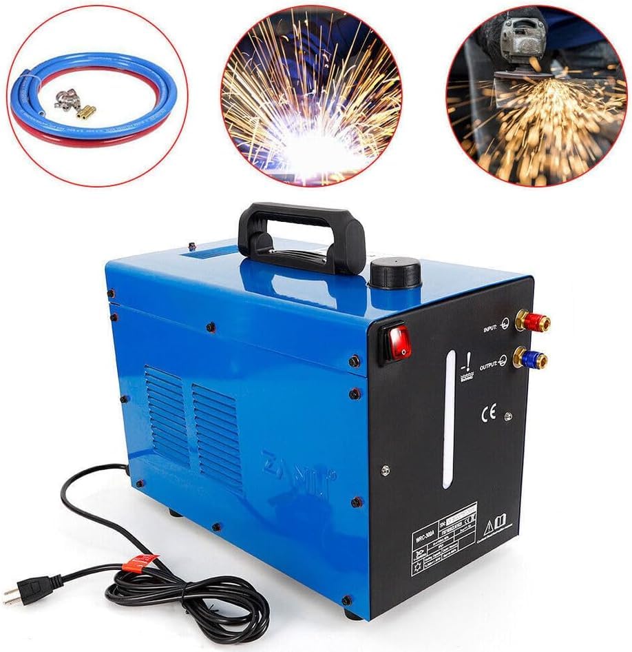 Equipo de soldadura MIG enfriador de agua, enfriador de agua de 10L, 370W profesional industrial enfriador soldador para enfriar paquetes de manguera