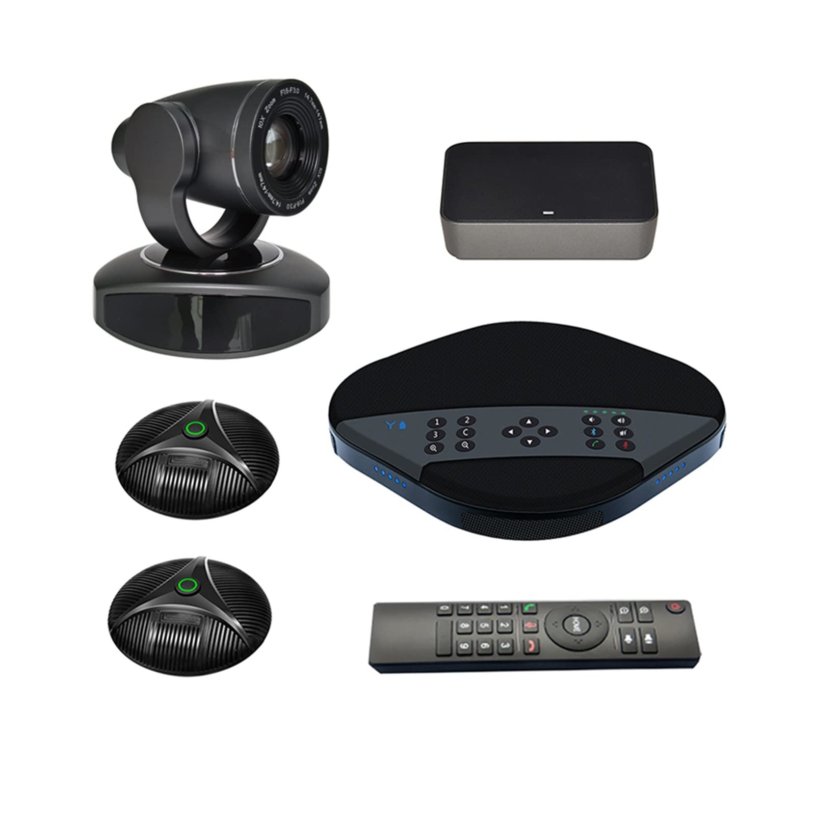 Webcam HD 1080p Cámara 10x Grupo de zoom óptico Grupo de videoconferencia Bundle Bluetooth Speakerphone con MICS de expansión