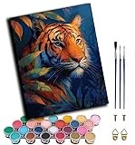 【Contenu 】 1 toile texturée pré-imprimée (sans cadre), 1 jeu de peintures acryliques (nombre suffisant), 1 jeu de pinceaux (3 tailles), 2 crochets. Ce kit de peinture de haute qualité peut être conservé plus de 10 ans.