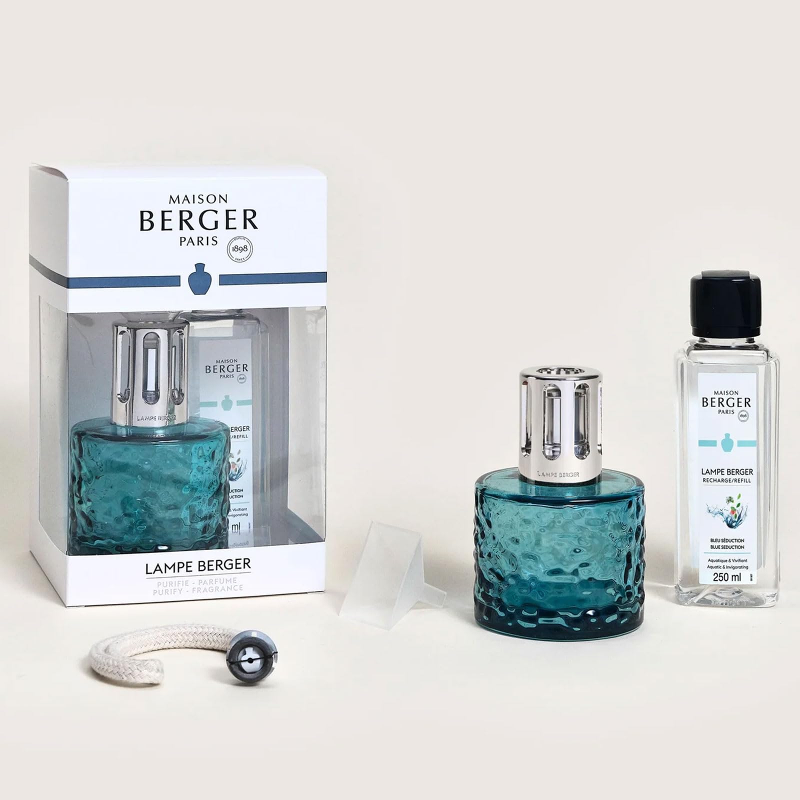 Maison Berger - Cofre lámpara Berger Mirage Bleue