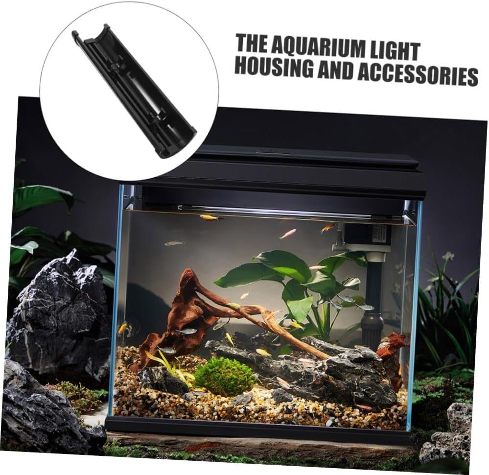 HEMOTON Multipurpose Aquarium Light Hood Fish Tank Protector Elegant Design for Freshwater and Tanks Easy Installation and Versatile Fit