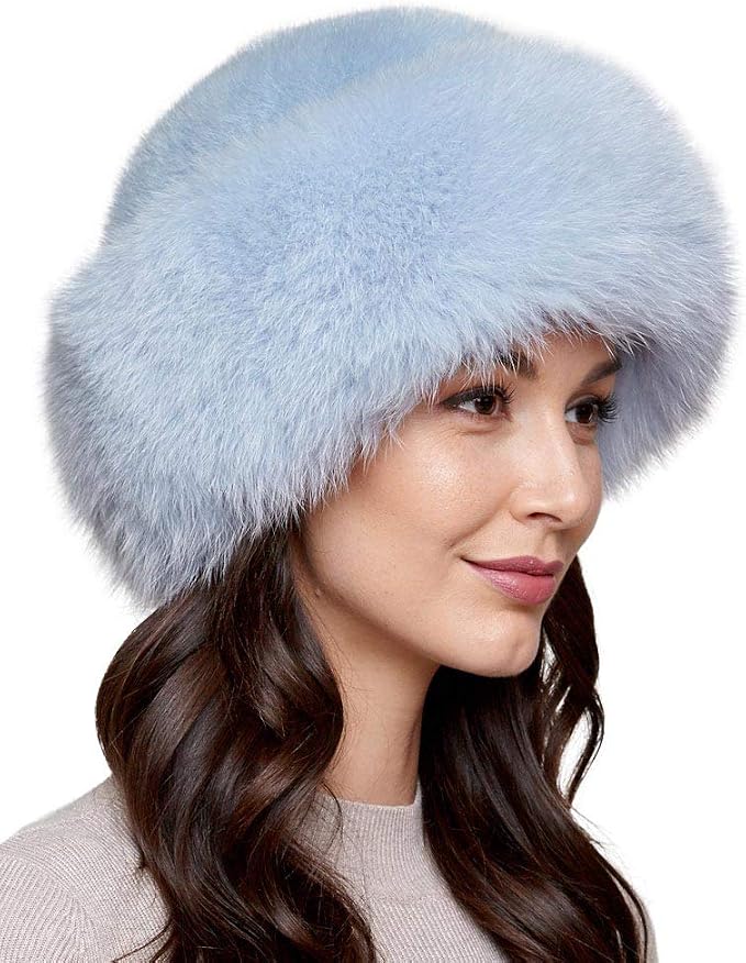 frr Raylene Baby Blue Fox Fur Roller 