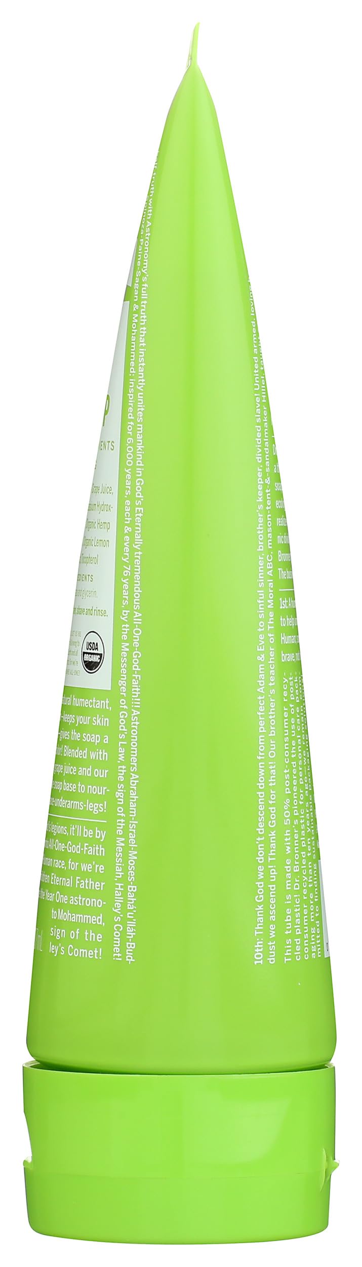 Amazon.com: Dr Bronners, Shave Gel Lemongrasss Lime Organic, 7 Fl