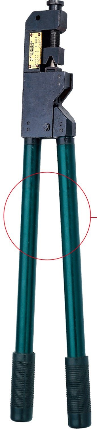 KH-230 10 – 240 mm² serie Tubo Terminal crimpadora Cable herramientas y alicates para gran tamaño cobre y terminales de tubo de aluminio