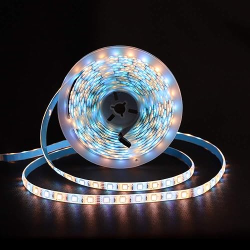 Miniatura 5 de RGBW Led Strip Waterproof 12v 16.4ft (5M) 300LEDs SMD 5050 Warm White Plus RGB Light (Only RGBWW Strip)