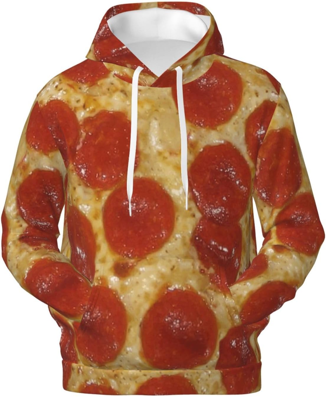 Chocolate Chip Cookie Men'S Hoodies 3d Funny Realistic Food Print Sweatshirt Pullover Hooded With Pockets