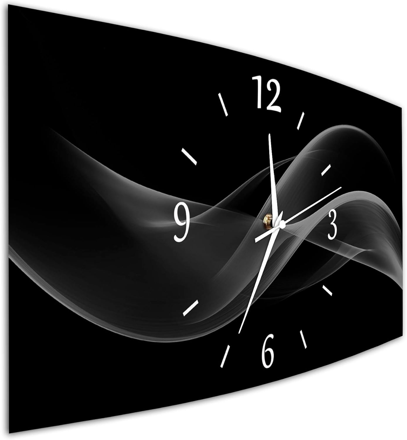 Bilder-Manufaktur Funk Quarz Wanduhr 30x30cm - Lautlos Ohne Tickgeräusche