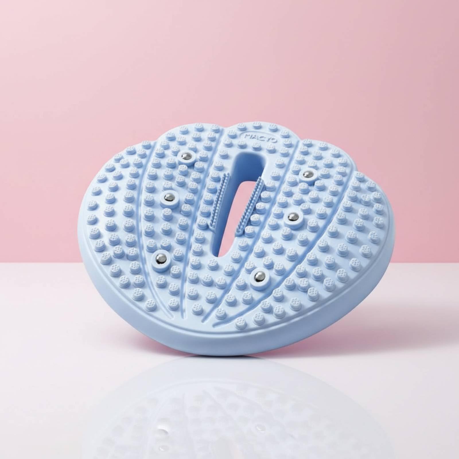 perfeclan Almohadilla de Masaje de Almohadilla Cojín Colchoneta Activa el Equilibrio y Compromete Músculos Mientras Te Mantienes de Pie O Haces Estiramientos, Rosa