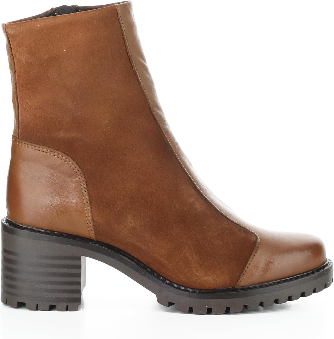 Bos. & Co. Brushed Feel/Suede Side Zip Boot - Ingrid