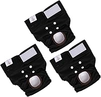 Vista 11 de CuteBone - Pañales para perras, paquete de 3 unidades, tamaño S, D36S