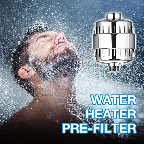 15 Stadi Filtro Doccia con 2 Cartucce, Filtri per