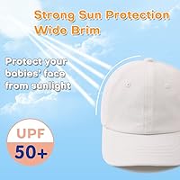 Vista 107 de Peecabe Gorra de béisbol para niños pequeños, unisex, de algodón, ajustable, para bebés, niños, gorra de béisbol para niñas de 1 a 5 años