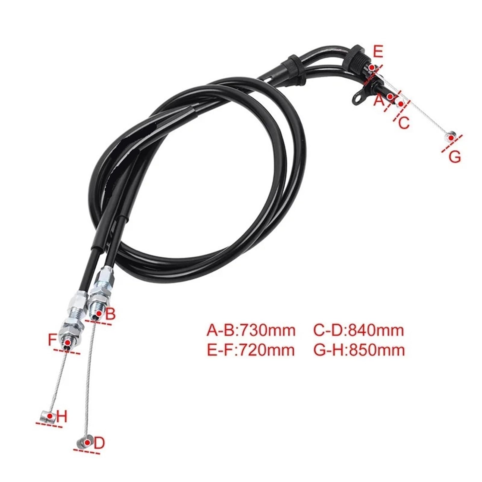 Cavo Acceleratore Moto Compatibile Con Suzuki | GSXR1000 GSXR1000Z GSXR1000 Z GSX-R1000 GSX-R1000Z GSX R1000 R1000Z