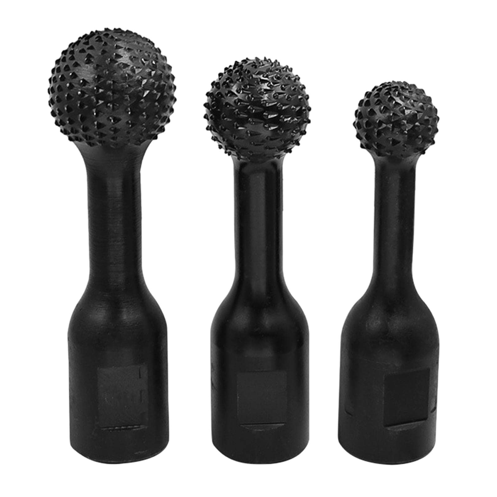 3 Piezas de Cabezal de Molienda de Bolas Esféricas Rotativas, Accesorio de Molienda de Bolas para Lima Rotativa para Pulir, Tallar, Y Lijar Mad