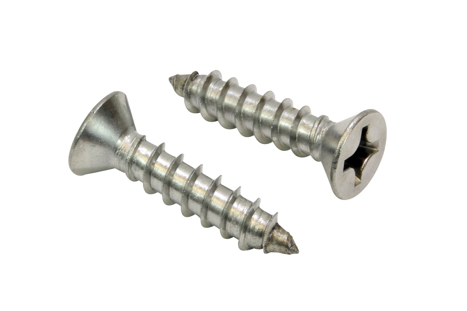 Stainless Steel Wood Screws - 100 Pack -8