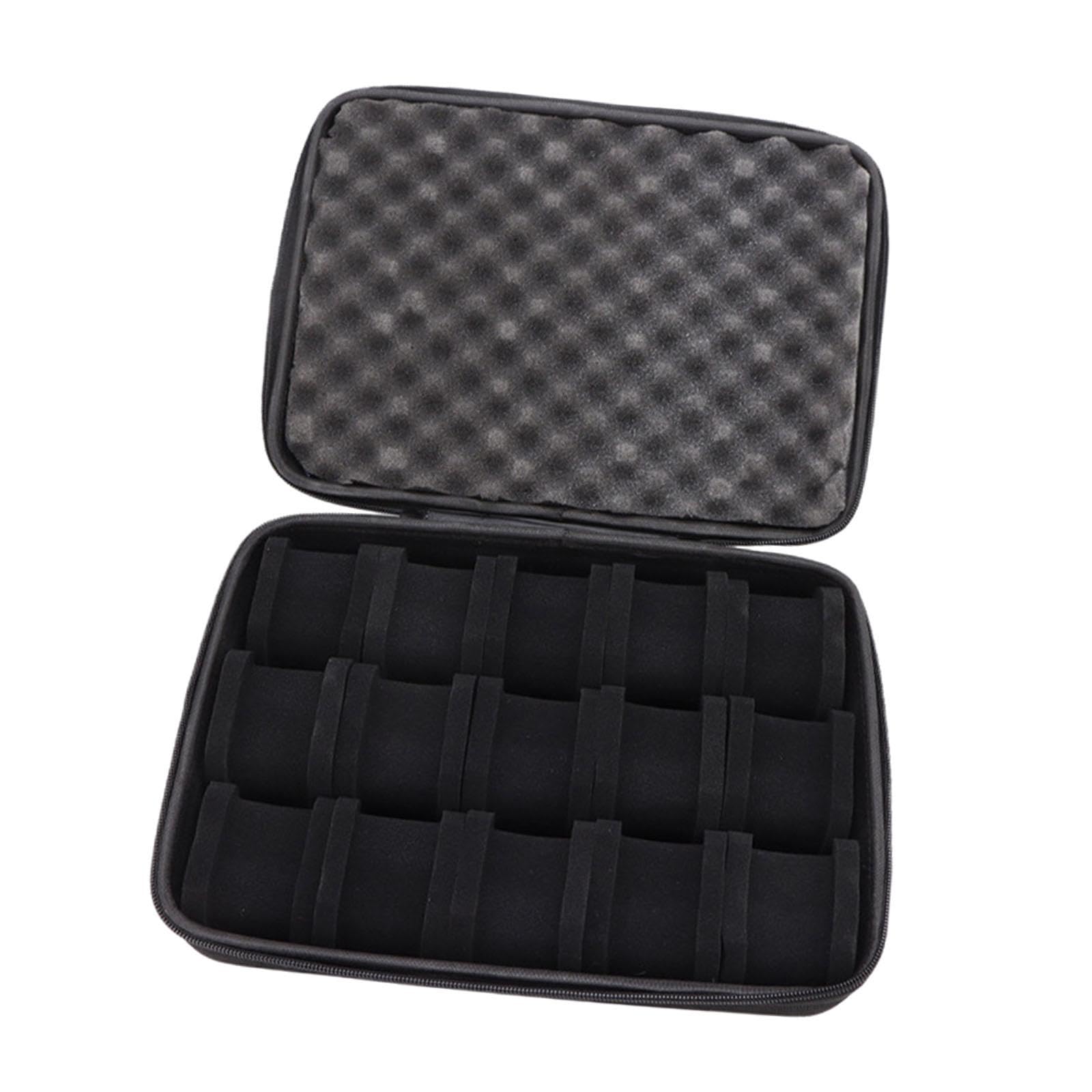 Scatola Porta per Orologi Inplastica, Custodia Orologi da Polso Portatile Contiene Fino a 15, portaorologi per uomo da viaggio, Cofanetti Offre Una Protezione Completa Contro Urti e Danni Estern