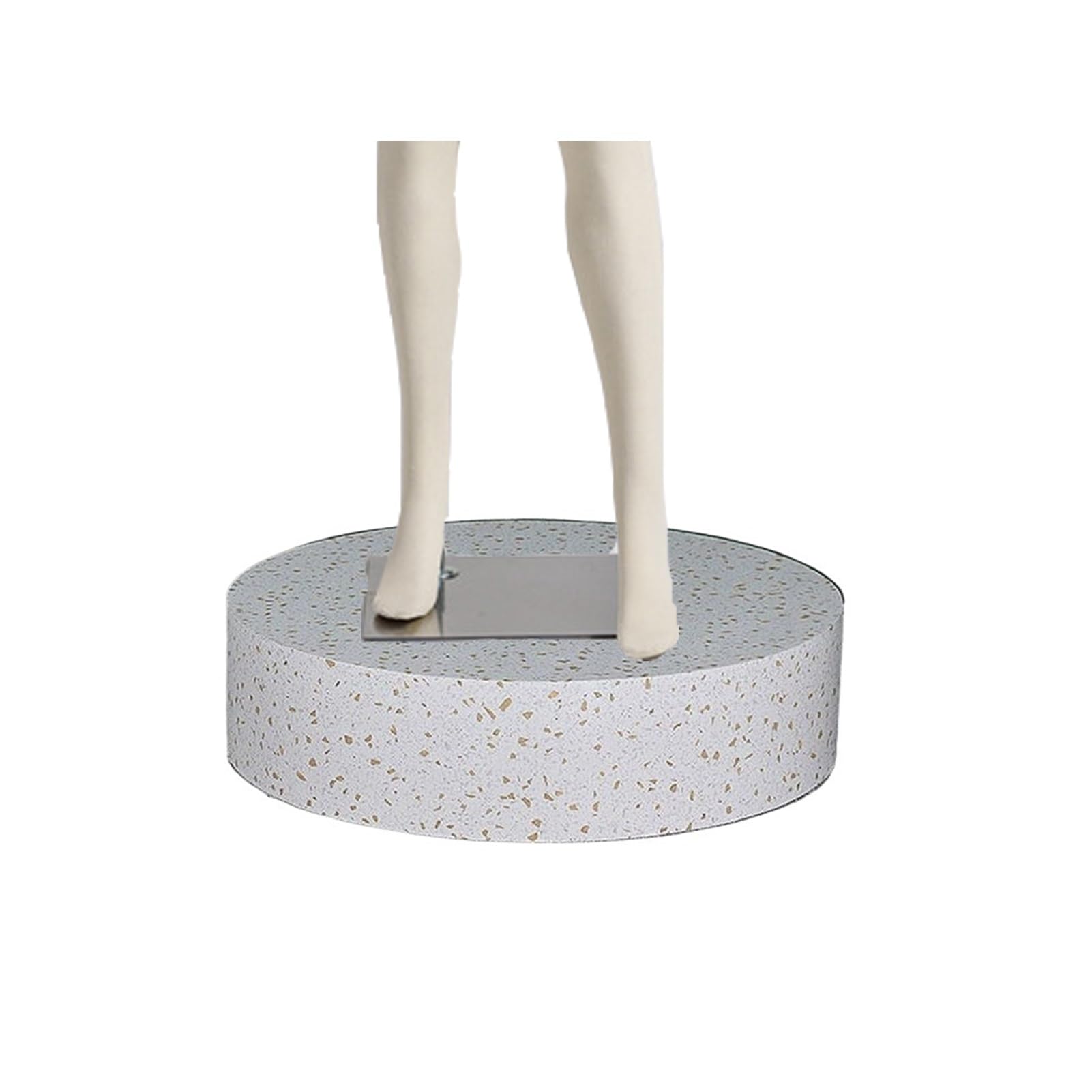 Présentoir cylindrique vêtement support vitrine base 19,7 pouces