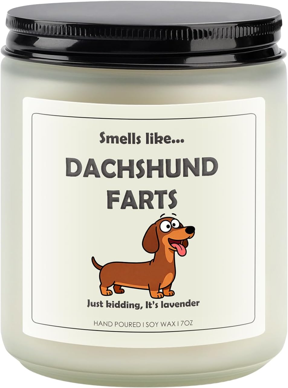 Dachshund Gifts & Decor, Dachshund Gifts for Women, Weiner Dog Farts Candle