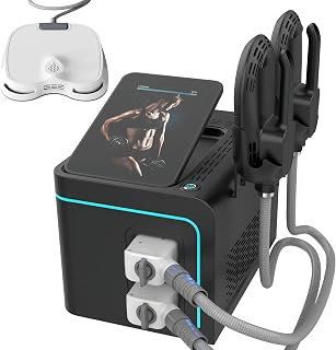 Multifunction Electromagnetic EMS Muscle Sculpting Machine with 2 Handle And 1 Seat-Type Working Handle, Muscle Building Machine Fat Burner