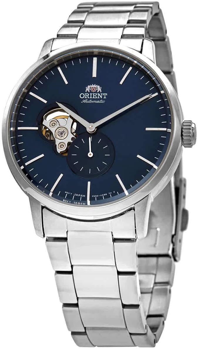 Orient Men's 40mm Steel Bracelet & Case Sapphire Crystal Automatic Blue Dial Analog Watch RA-AR0101L10B