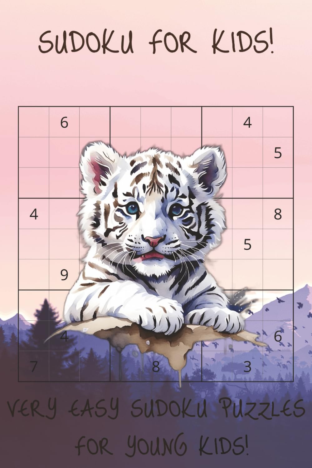 Sudoku For Kids!: Kid Themed Very Easy Difficulty Sudoku Puzzles |6x9 inches, 110 pages|50+ puzzles