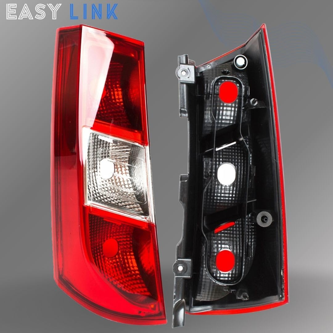 Feu arrière gauche compatible avec Dacia Dokker 2012 - E-Prüf 265551619R 265556730R