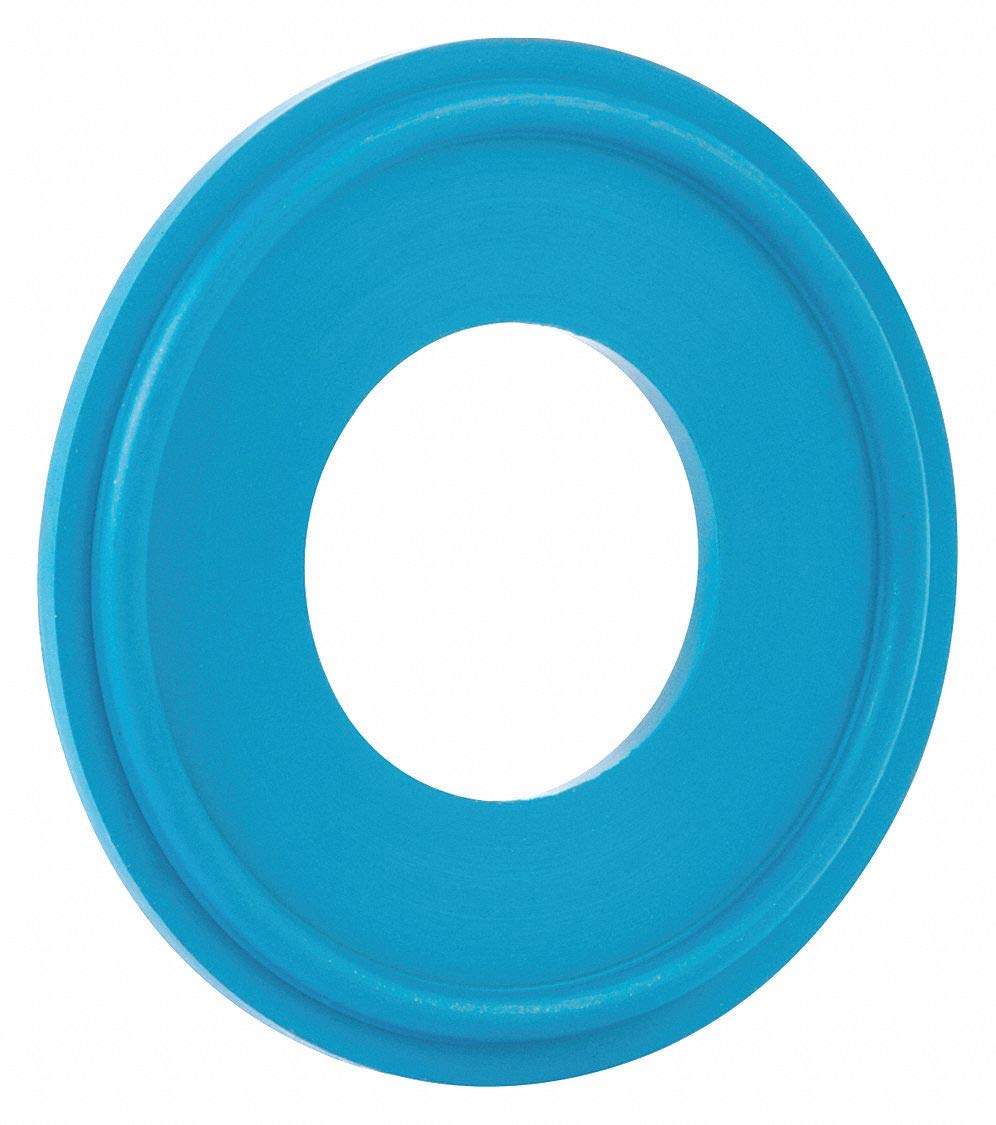 RUBBERFAB Tri-Clamp Sanitary Gasket, 2.878" Inside Dia, 3.583" Outside Dia, FKM X-Rayable/Metal Detectable,