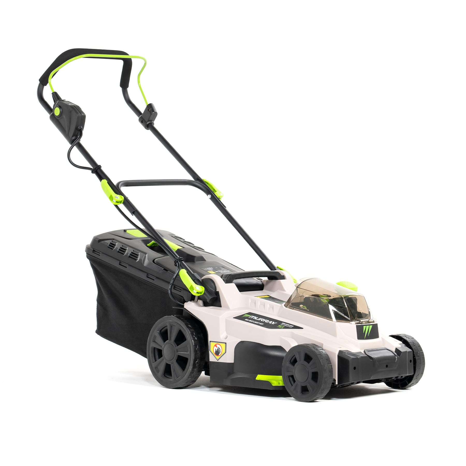 Murray Tondeuse à Gazon sans Fil 2x20V Li-ION Moteur à Induction 2900 TR/Min Largeur de Coupe 37cm Bac 35L 6 Niveaux Hauteur Mulching