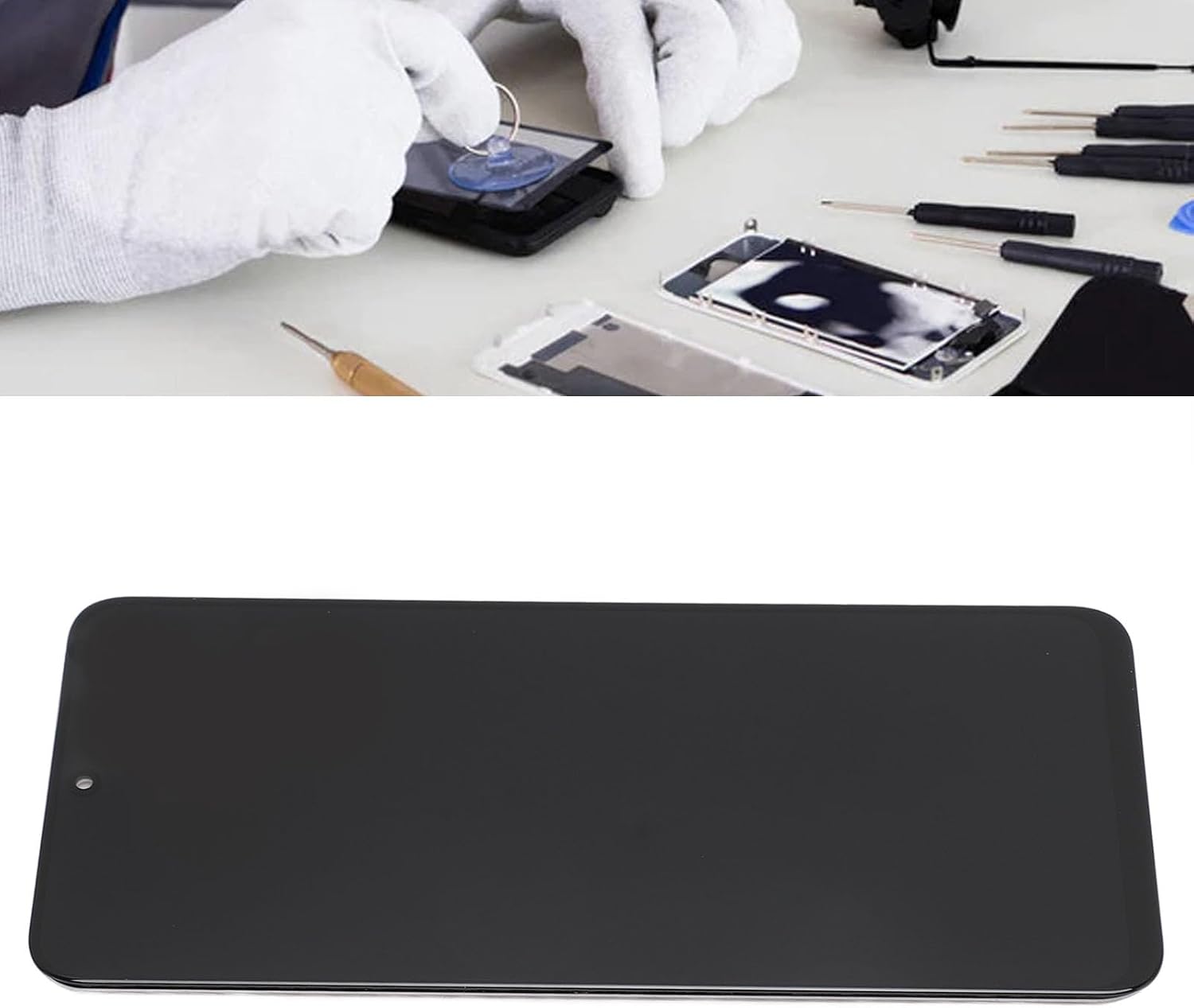 LCD Phone Screen Assembly, Assembly Replacement LCD Display with Repair Tools for X8A, Replacement Screen with Various Repair Tools, Convenient and Time Saving