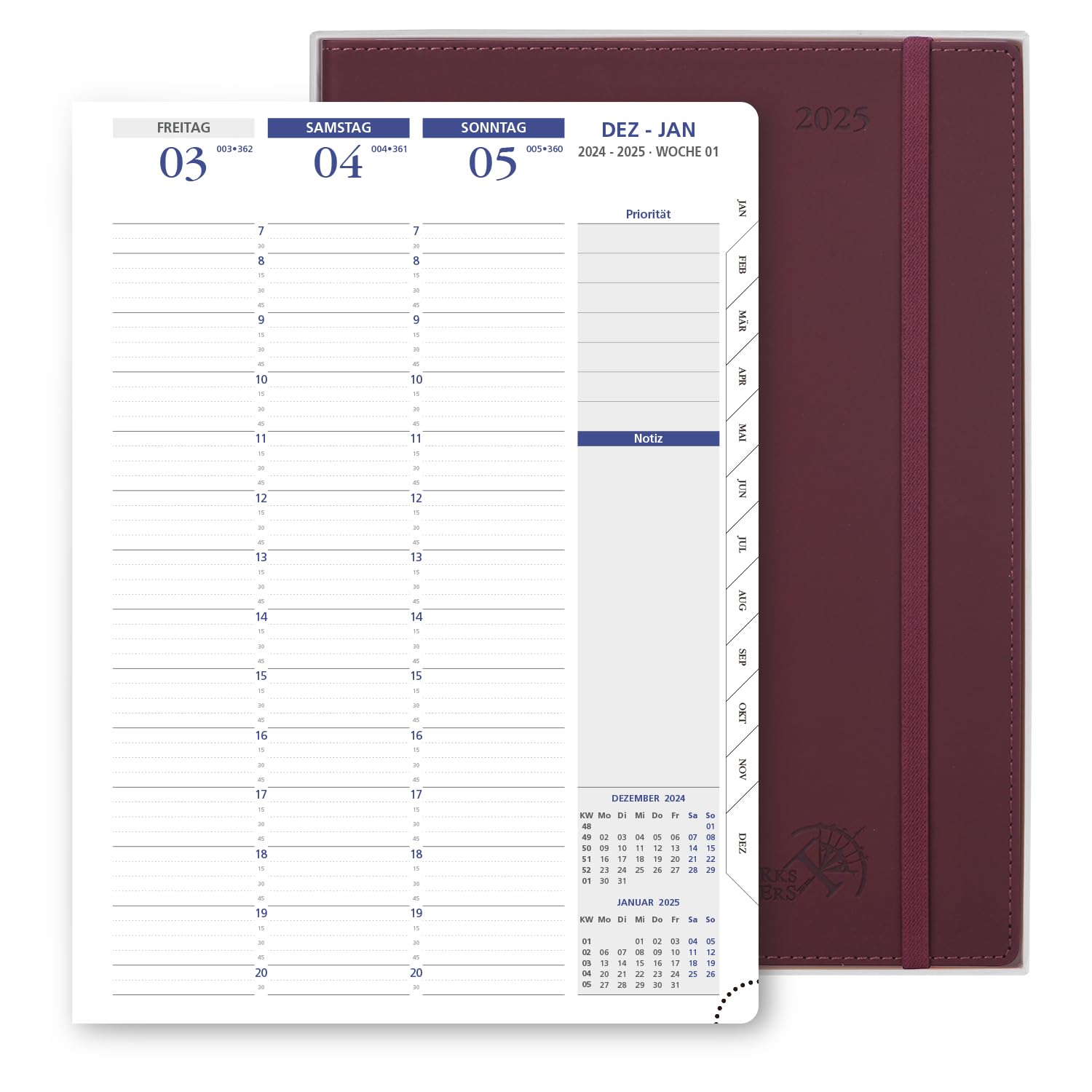 POPRUN Kalender 2026 Buchkalender 22 X 16,5 Cm, 12- Produktbild-Vorschau 7
