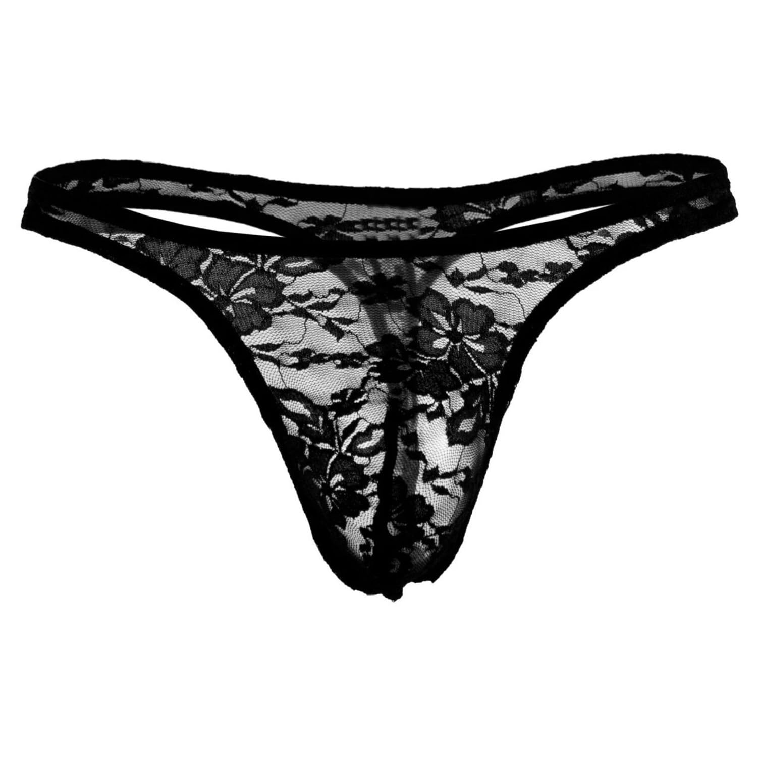 tress loom Men’s Thongs Underwear | Low Rise Sexy G-String Briefs with Soft Stretch Fabric, Lightweight & Comfortable Innerwear(Black,L) ML-07162-picture-54