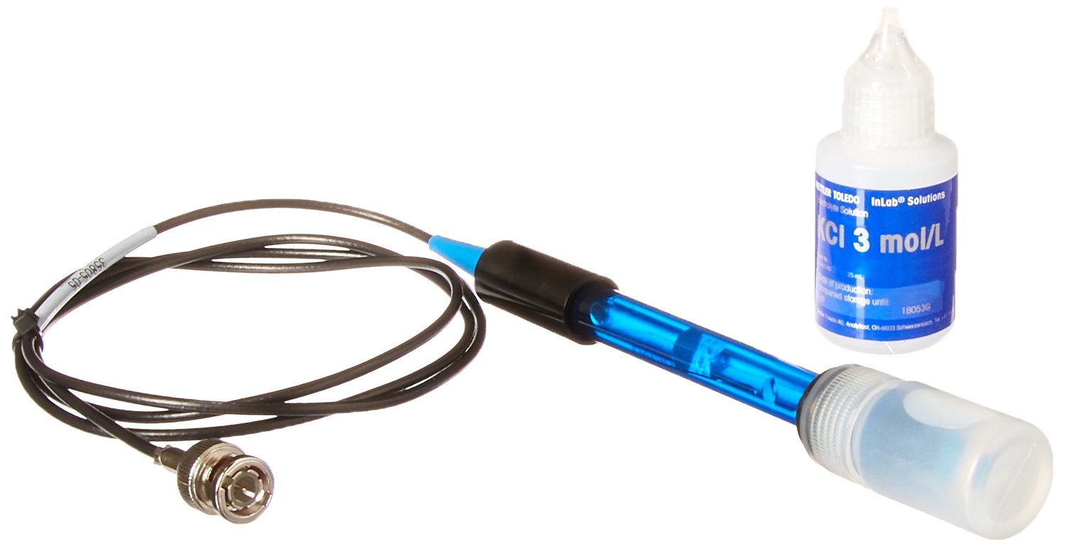 Oakton pH Probe, Sealed/DJ/Epoxy/High pH Sodium/3 ft Cable; BNC