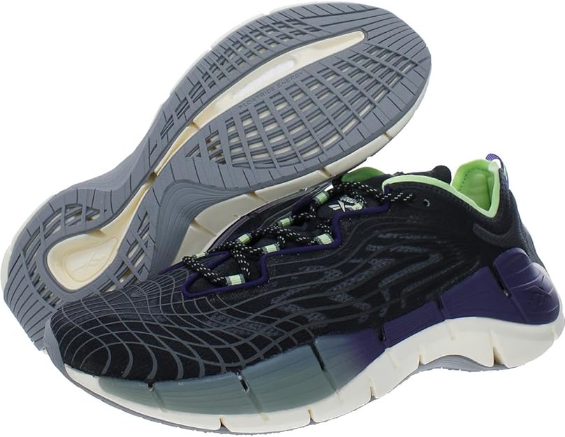 Reebok,Womens,Zig Kinetica II Shoes,core Black/Dark Orchid