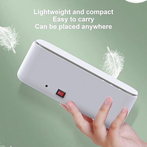 Miniatura 5 de Limpiador de joyas para todas las joyas, máquina ultrasónica portátil y de bajo ruido de 45 KHz para joyas, anillos, aretes, collares, plata,