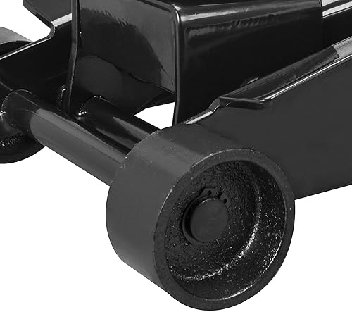 Miniatura 5 de WOLF Gato hidráulico de acero resistente para serviciopiso con bomba de elevación rápida de doble pistón, capacidad de 3 toneladas (6,000 libras),