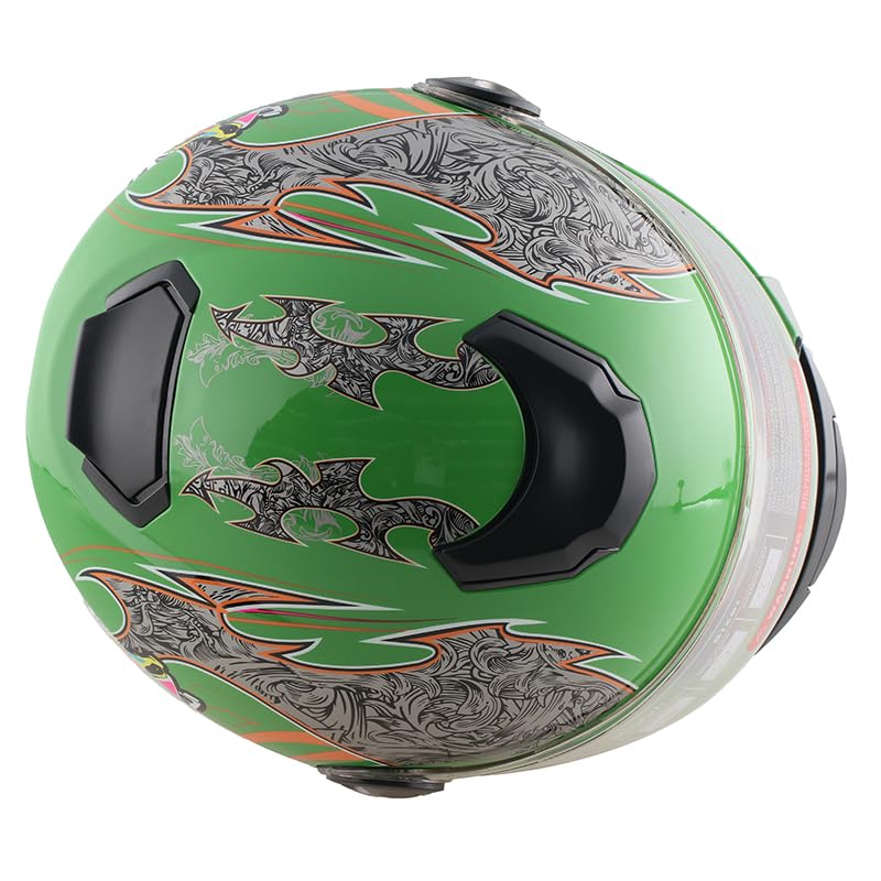 Kinder Integralhelm Mejia – Motorradhelm für Kinder, ABS-Schale, robuster Kinderhelm für Downhill, Quad und Motocross