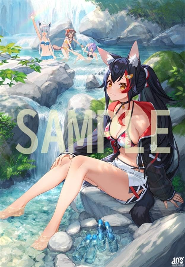 ホロライブ 大神ミオ B2タペストリー torino