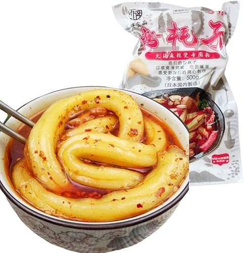 粉耗子 ブンモジャ 空心粉 太い春雨 冷凍食品 日本国内製造 YouTuber ブンモジャ ぶんもじゃ タンミョン トッポッキ 500g