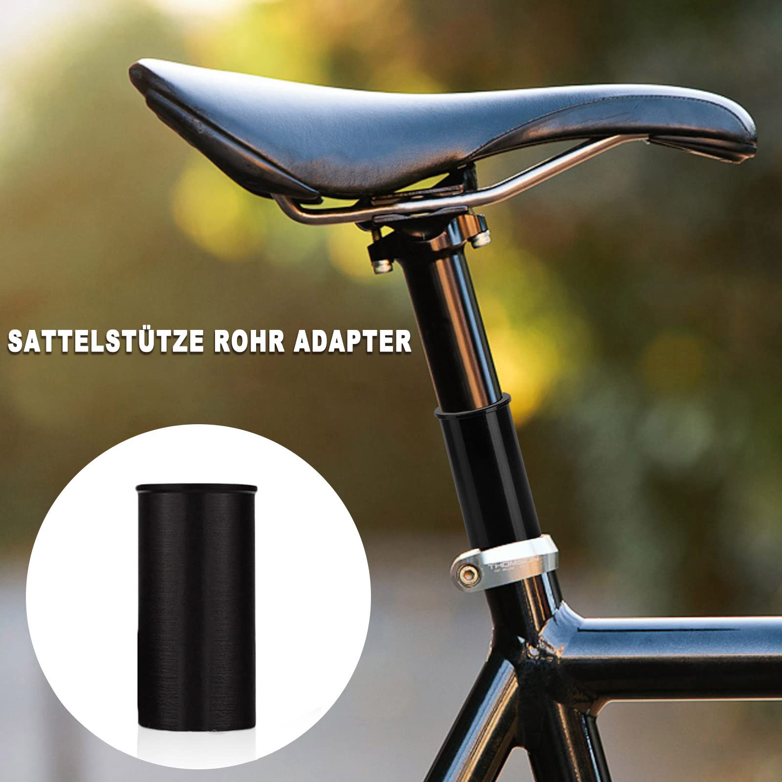 Adapter do sztycy podsiodłowej, ze stopu aluminium, tuleje redukcyjne do rowerów MTB i wyścigowych